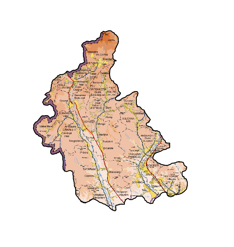 Harta Gal Valea Ialomitei